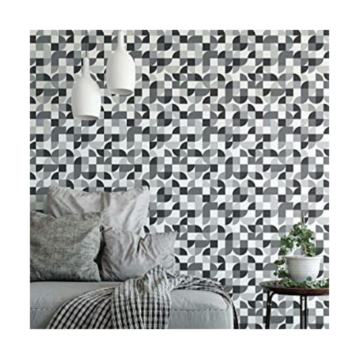 RoomMates RMK11361RL Papel tapiz geométrico de mediados