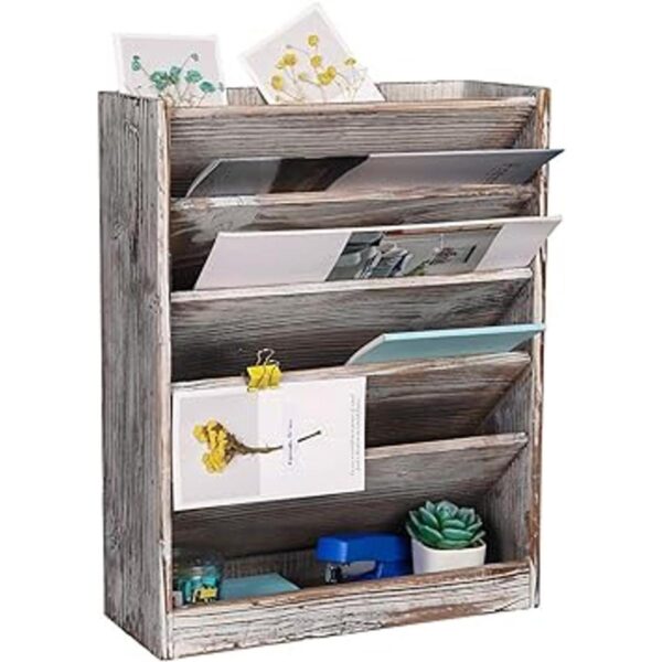 Superbpag Organizador de archivos de pared de madera_2