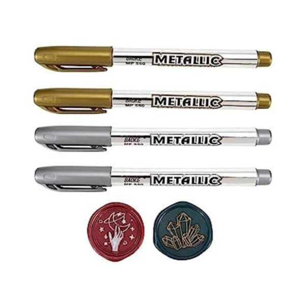 Yoption Kit de bolígrafo de sellado de cera 4 piezas
