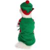 Yoption Disfraz de gato de duende de Navidad con sombrero