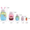 Yoption Juego de 5 muñecas matryoshka rusas hechas a mano_2