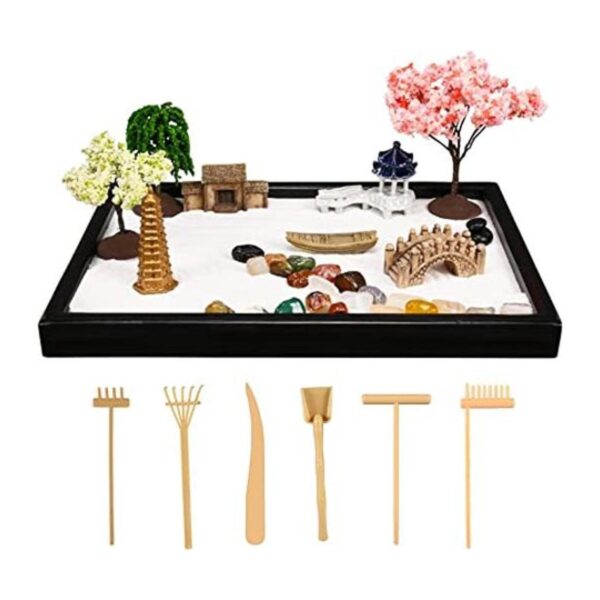 Yoquare Mini kit de jardín Zen 10 x 7 pulgadas mejorado_1
