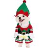 Yoption Disfraz de gato de duende de Navidad con sombrero