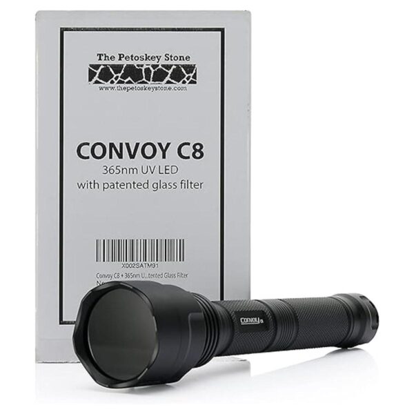 Linterna LED UV Convoy C8 365 nm con filtro de vidrio_5