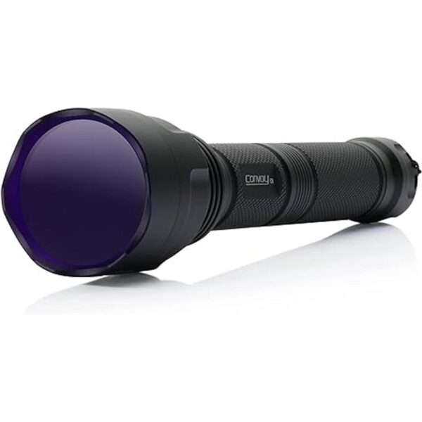Linterna LED UV Convoy C8 365 nm con filtro de vidrio_2
