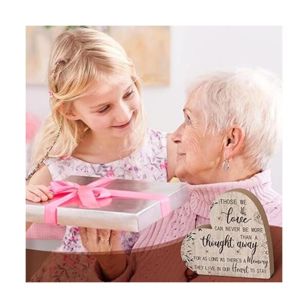 Placa decorativa con texto en inglés condolencia para la
