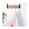 8 ganchos de pared de cuero artificial 1 x 4.7 pulgadas