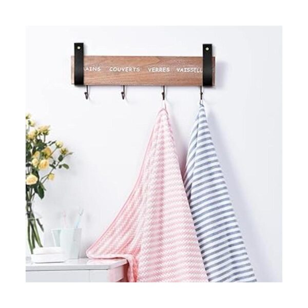 8 ganchos de pared de cuero artificial 1 x 4.7 pulgadas