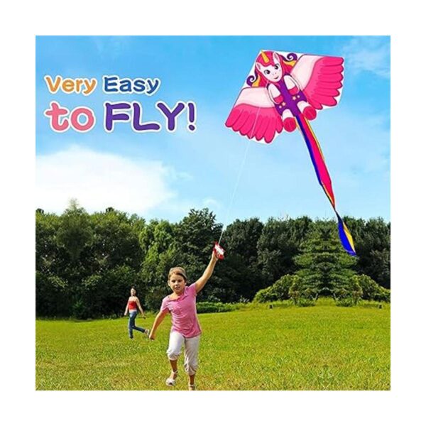 YongnKids Cometa de unicornio para niños fácil de volar_2