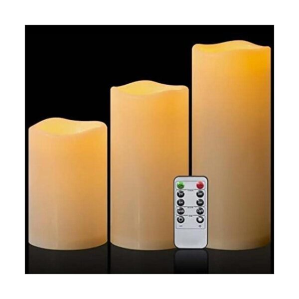 Yongmao Velas impermeables sin llama para exteriores 6_1