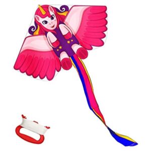 YongnKids Cometa de unicornio para niños fácil de volar_1