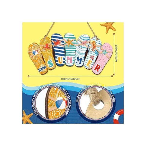 Pantuflas de verano para colgar en helados letrero de_3