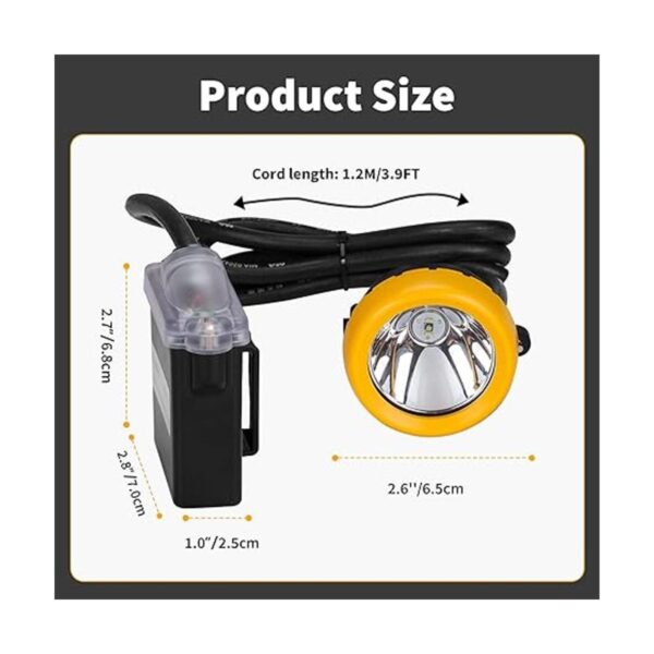 Yongkist Luz de minería de seguridad 12 LED de minería de_4