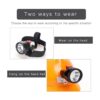 Lámpara de minería recargable casquillo 16 LED fuente de_3