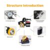 Yongkist Luz de minería de seguridad 12 LED de minería de_3