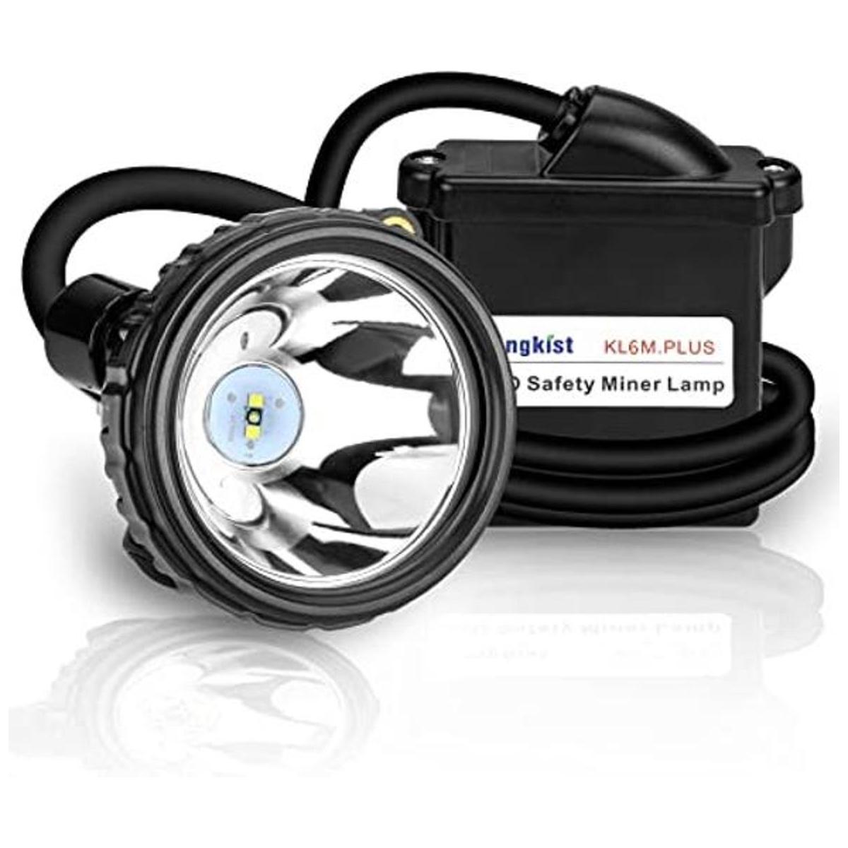 Yongkist Luz de minería recargable 12 LED mineros faro