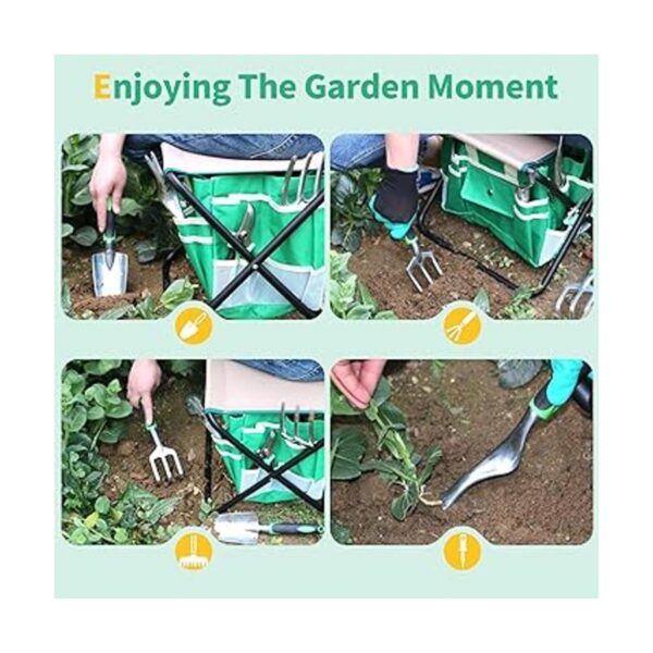 Yongkist Juego de 9 herramientas de jardín todo en uno