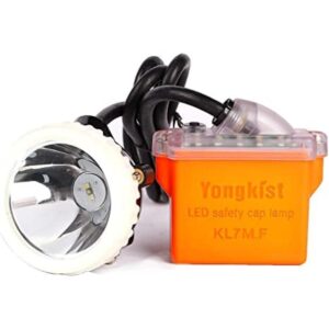Yongkist Faro de minería 12 LED recargable lámpara minera