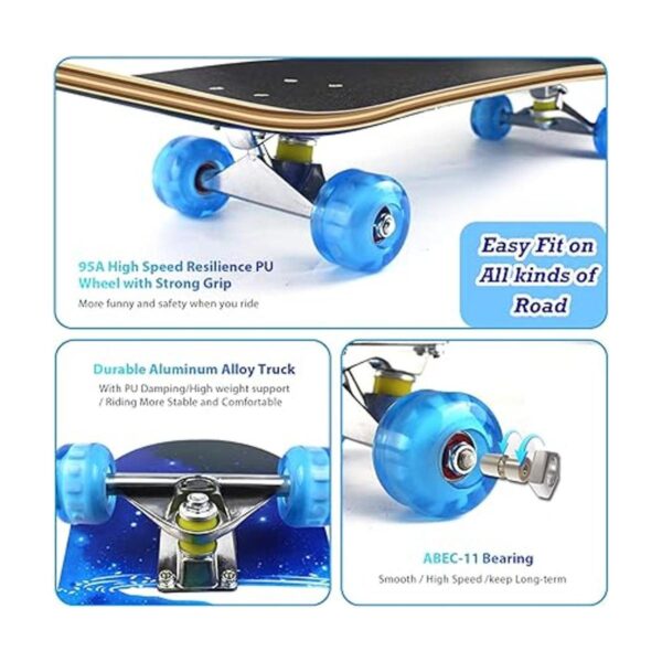 EasyWay Complete Skateboards Standard Skateboards for_3