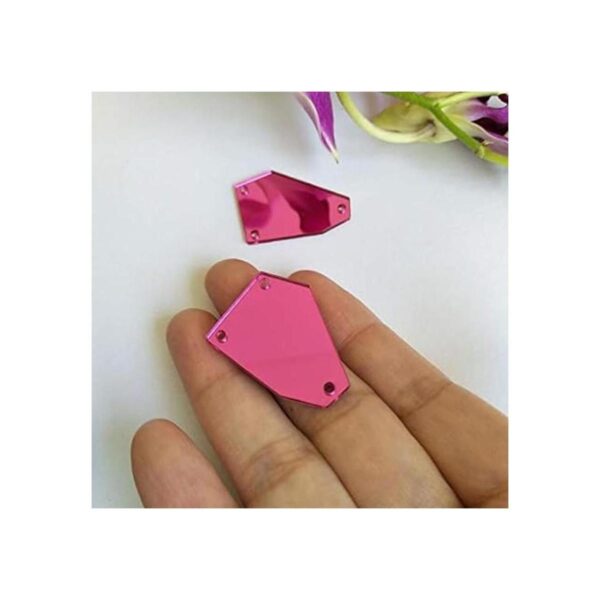 Espejo de acrílico para coser en color rojo rosa acrílico_2