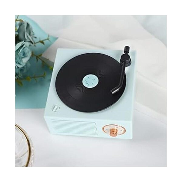 Altavoz de vinilo clásico de estilo antiguo con Bluetooth_2