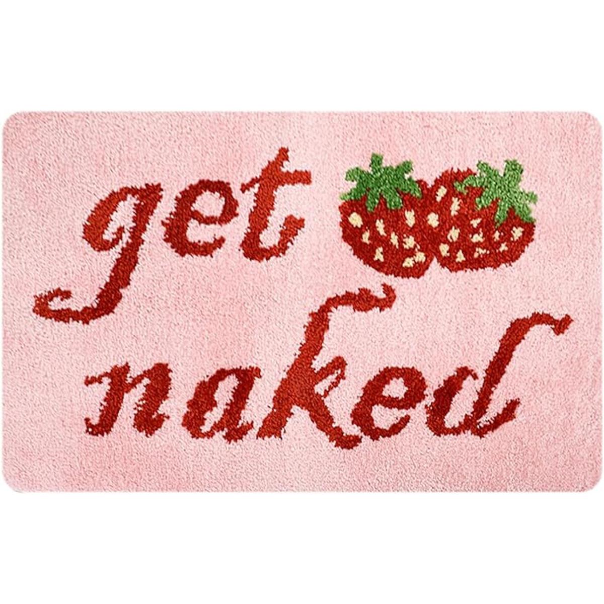 Yonchic Get Naked Tapete de baño microfibra suave y
