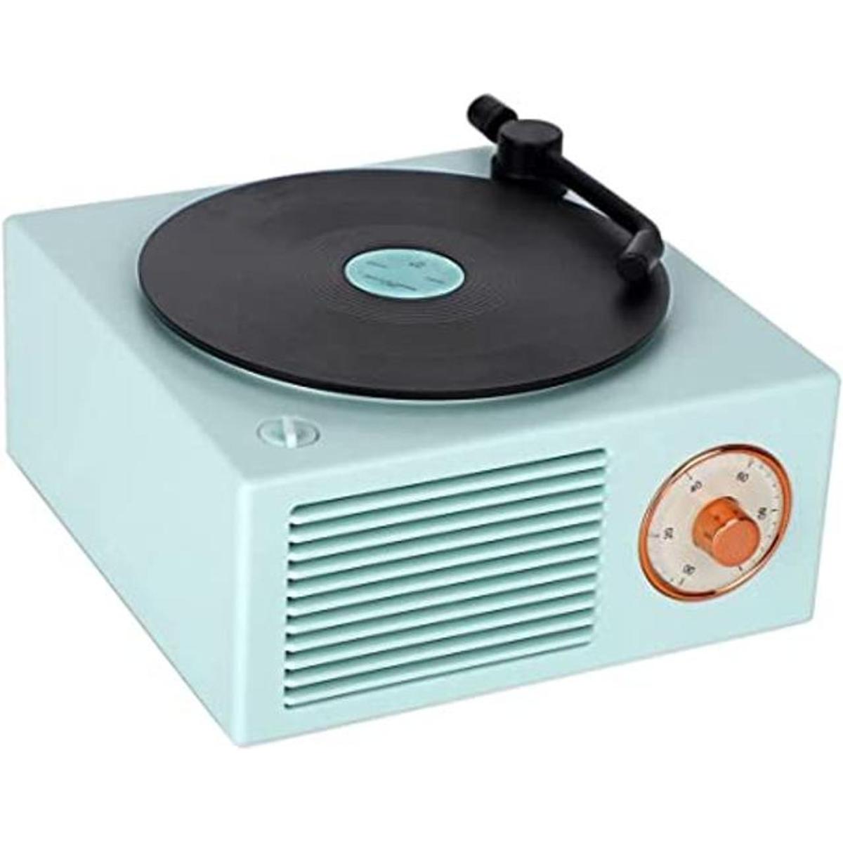 Altavoz de vinilo clásico de estilo antiguo con Bluetooth