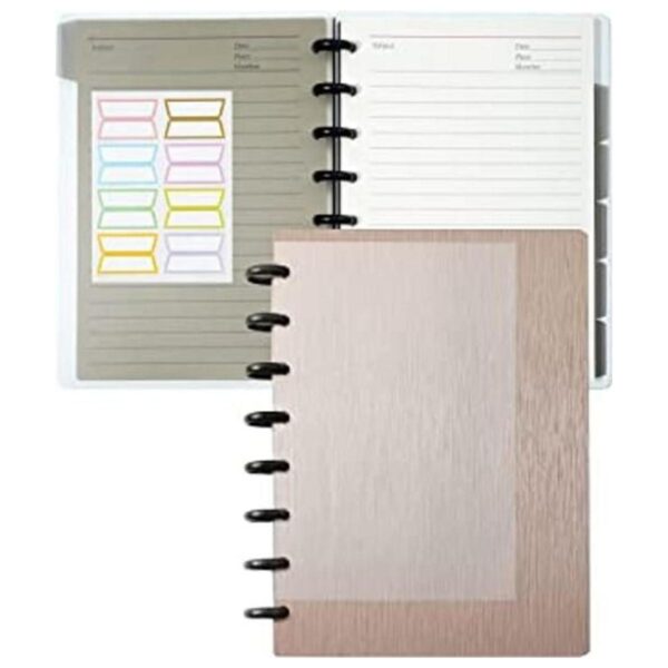 Discbound Cuaderno de espiral personalizable con 5_1