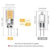 Umleeddlt Bombilla LED G4 color blanco cálido_3