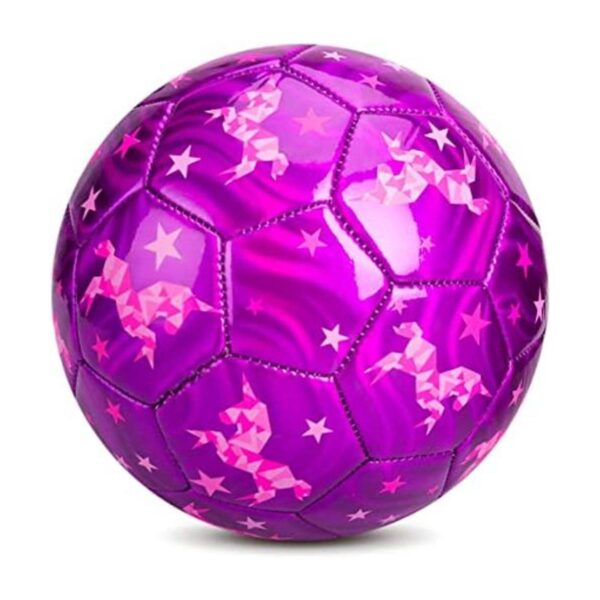 Pelota de fútbol tamaño 3 niños de unicornio para niñas de_1