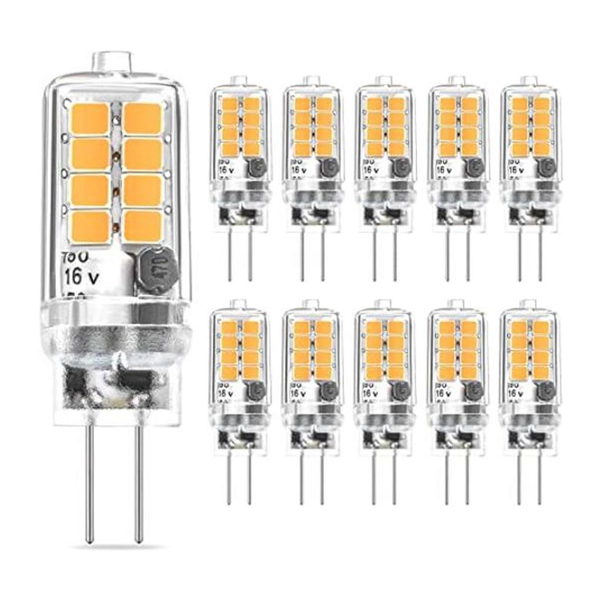 Umleeddlt Bombilla LED G4 color blanco cálido