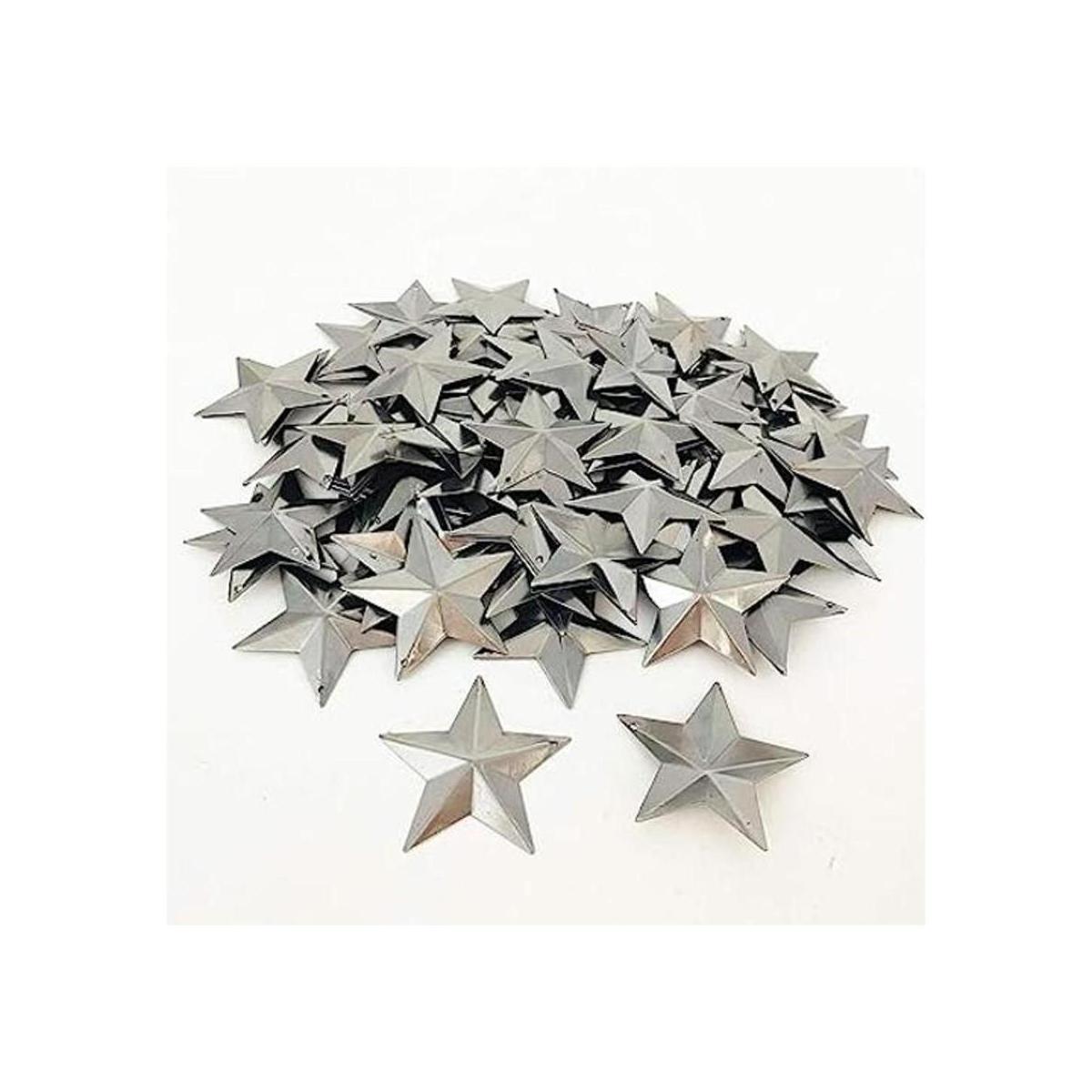 Yokoke 100 estrellas rústicas de metal sin terminar a