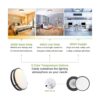 Yogaret Lámpara de techo LED de 13 pulgadas lámpara de_3