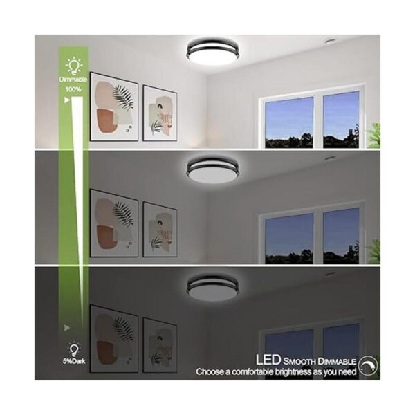 Yogaret Lámpara de techo LED de 13 pulgadas lámpara de_4