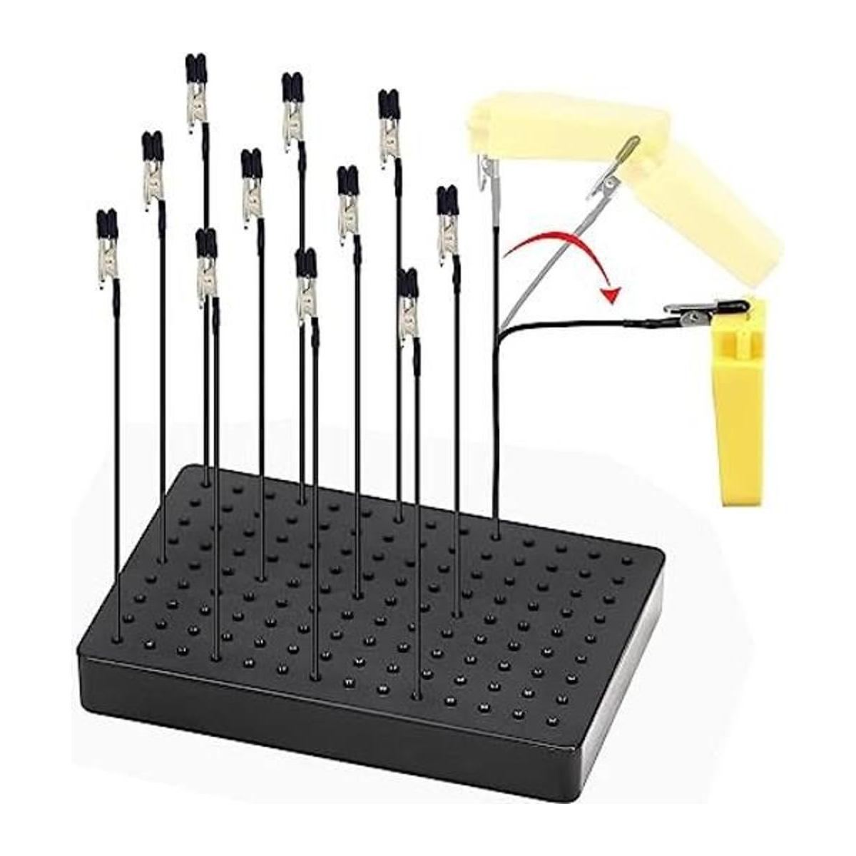 Model Painting Stand Base Holder and 12PCS Bendable
