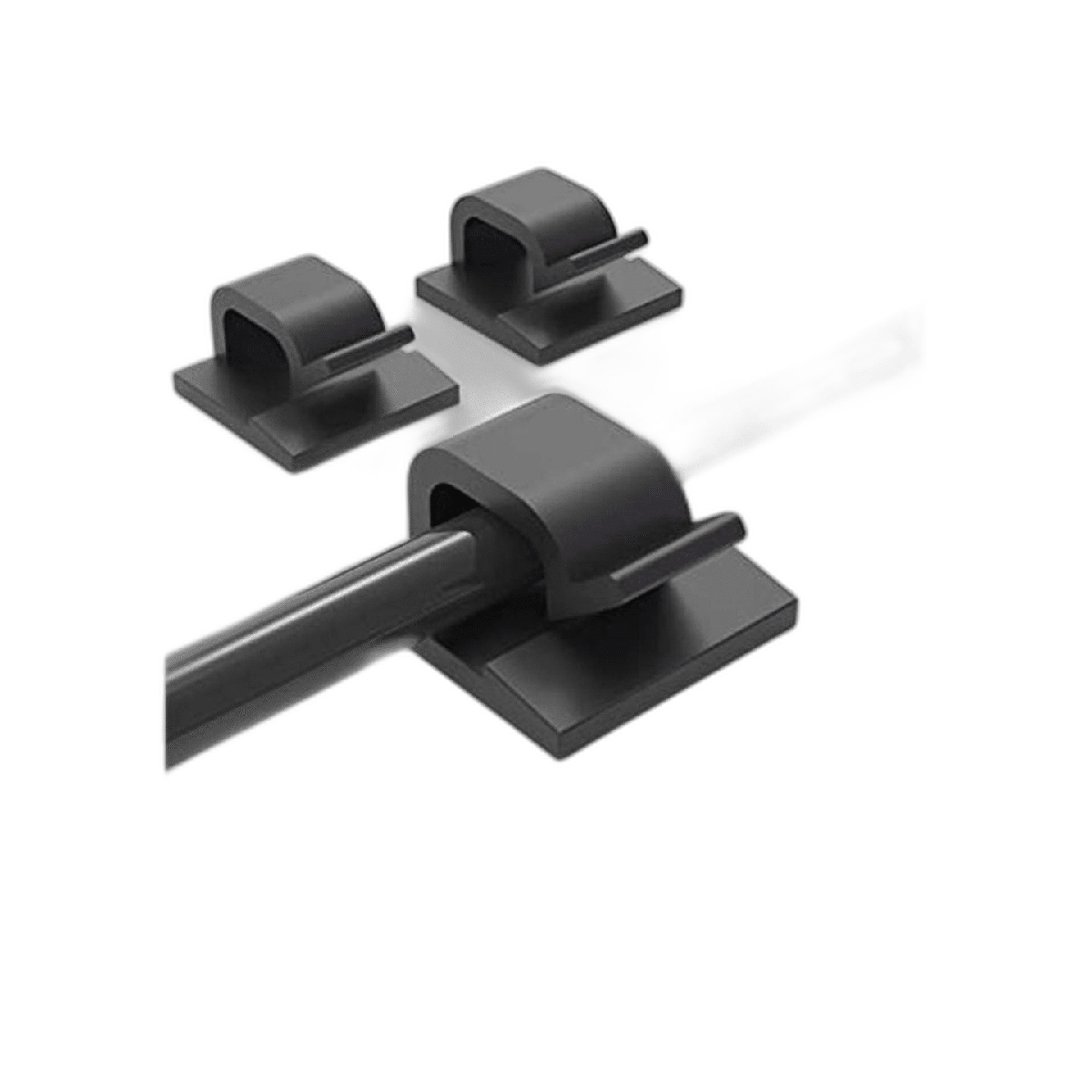 Yocice 60 clips para cables con cintas adhesivas fuertes