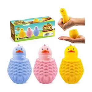 Yoya Toys Squeezepops Chick Squishy Juguete para ansiedad