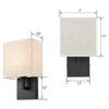YUBOLE Apliques de pared industriales negros para_3