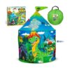 YoYa Toys Tienda de campaña de dinosaurios para niños y_1