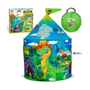 YoYa Toys Tienda de campaña de dinosaurios para niños y_1