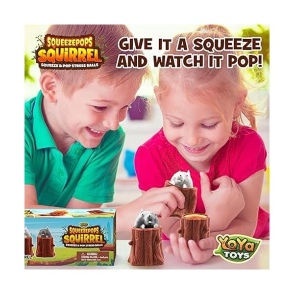 Yoya Toys Squeezepops Juguete para apretar ardilla en
