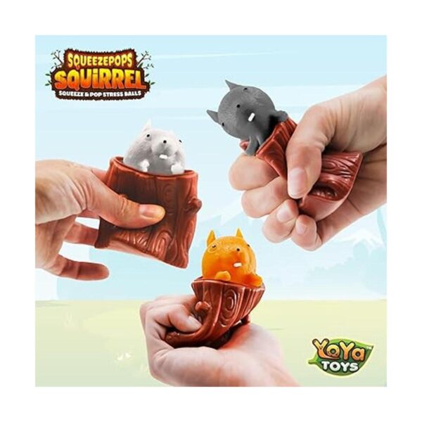 Yoya Toys Squeezepops Juguete para apretar ardilla en