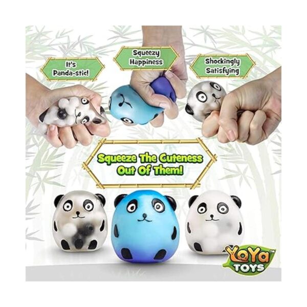 YoYa Toys Pelota de estrés de panda para niños y adultos_2