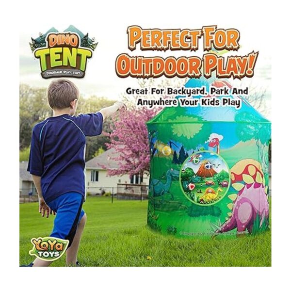 YoYa Toys Tienda de campaña de dinosaurios para niños y_5