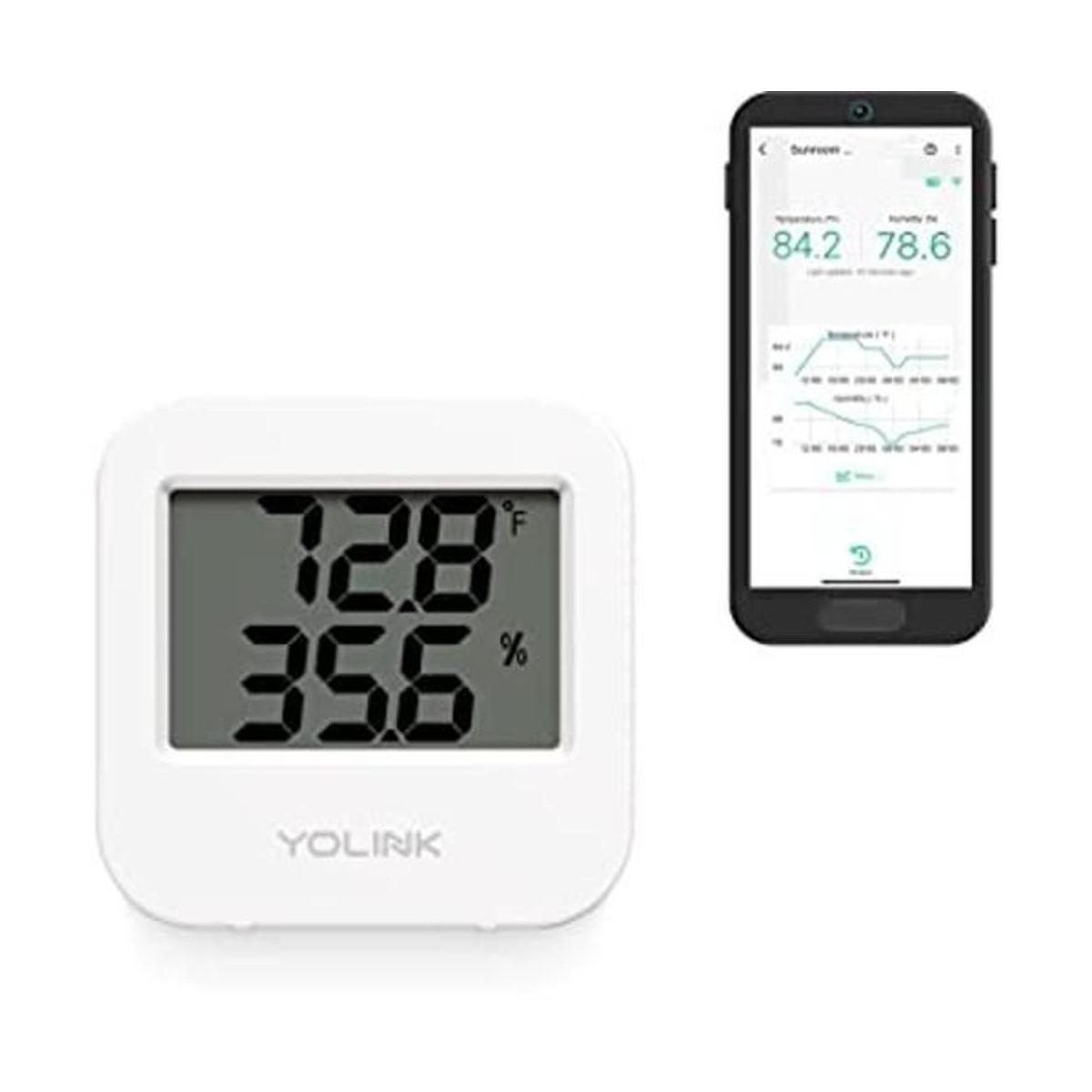 YoLink Sensor inalámbrico inteligente de temperatura y