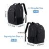 Mochila para la escuela mochila universitaria expandible_4