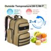 Mochila de almuerzo para hombre mochila grande con_4