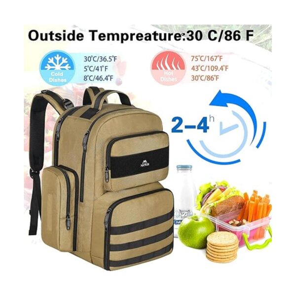 Mochila de almuerzo para hombre mochila grande con_4