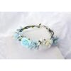 Diadema ajustable hecha a mano con diseño de corona de_3