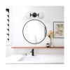Aplique de doble pared para baño 2 luces de tocador de